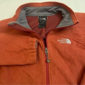 The North Face WindWall Jacket Coral Zip Pockets Collar Fleece Women’s Medium